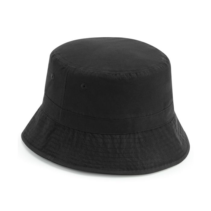 Recycled polyester bucket hat - Black - S/M