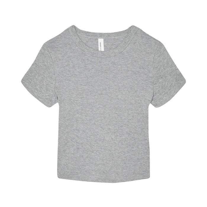 Women’s micro rib baby t-shirt - Athletic Heather - XS Women’s micro rib baby t-shirt - Athletic Heather - XS