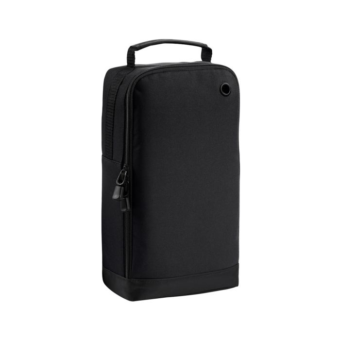 Athleisure sports shoe/accessory bag - Black/Black - One Size