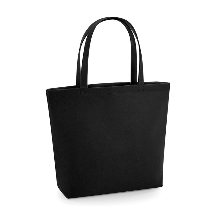 Felt shopper - Black - One size