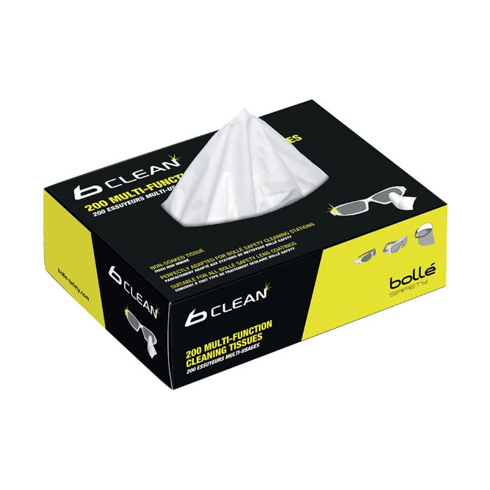 BOLLE B401 BOX 200 TISSUES FOR BOB600 - Black