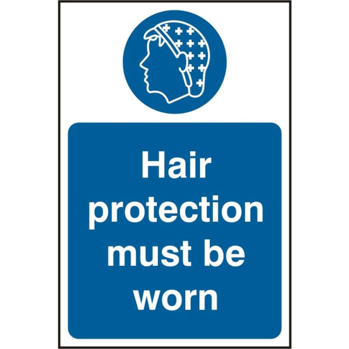 HAIR PROTECTION SAV 200MM X 300MM - White/Blue HAIR PROTECTION SAV 200MM X 300MM - White/Blue