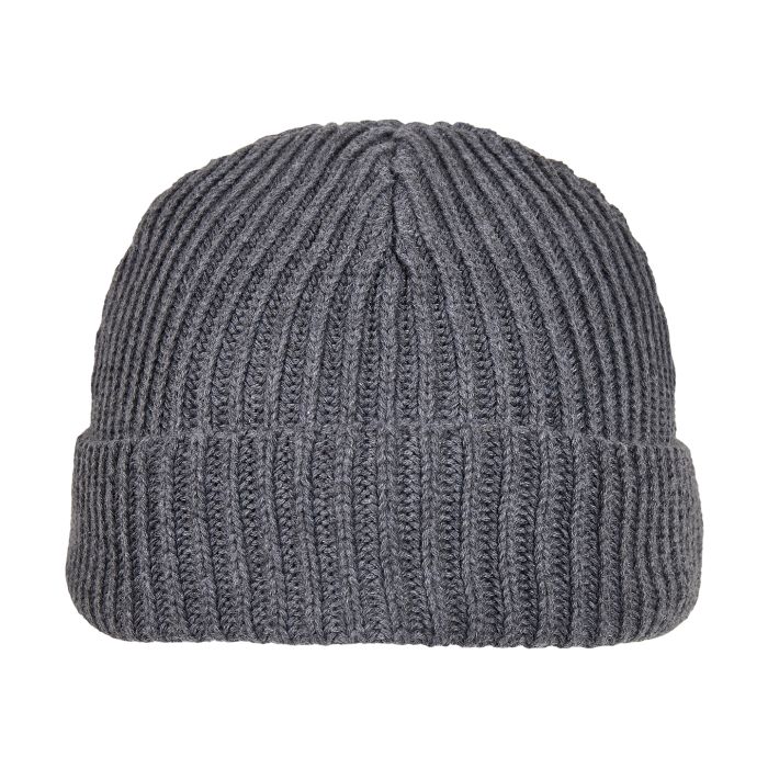 Recycled yarn fisherman beanie - Asphalt - One size Recycled yarn fisherman beanie - Asphalt - One size