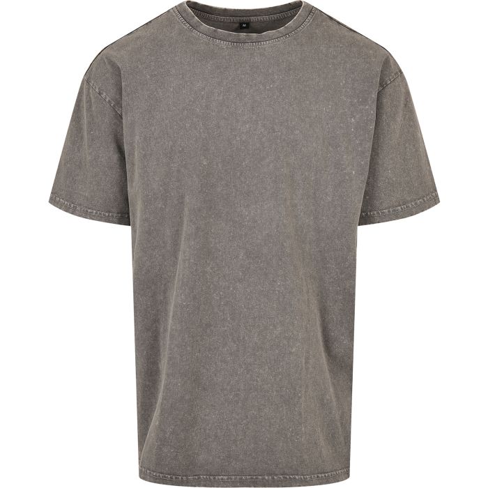 Acid washed heavy oversized tee - Asphalt - XS Acid washed heavy oversized tee - Asphalt - XS