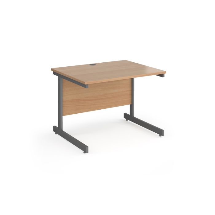 Contract 25 cantilever leg straight desk-Beech Contract 25 cantilever leg straight desk-Beech