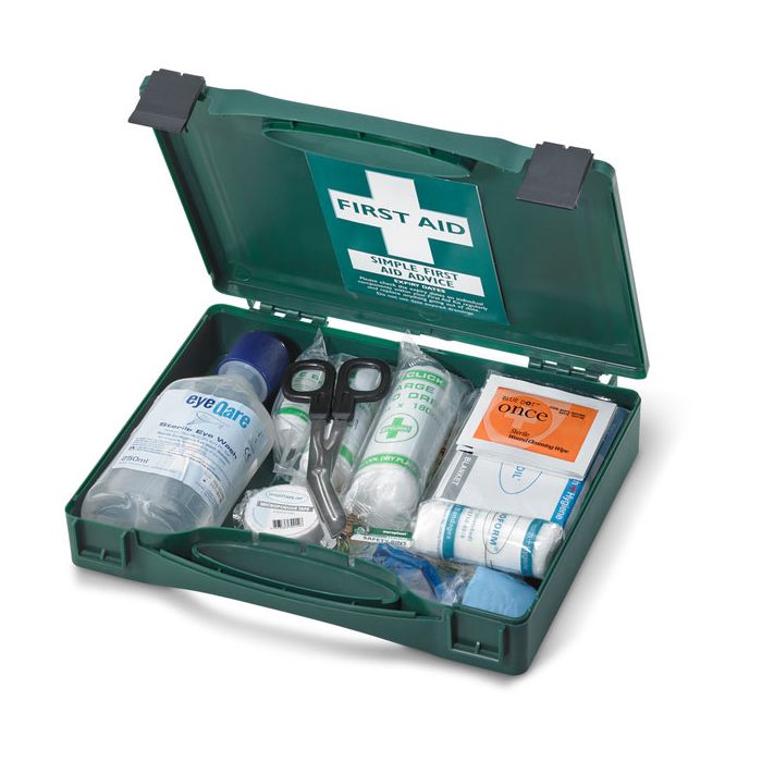 CLICK MEDICAL TRAVEL BS8599-1 2012 FIRST AID KIT - Green