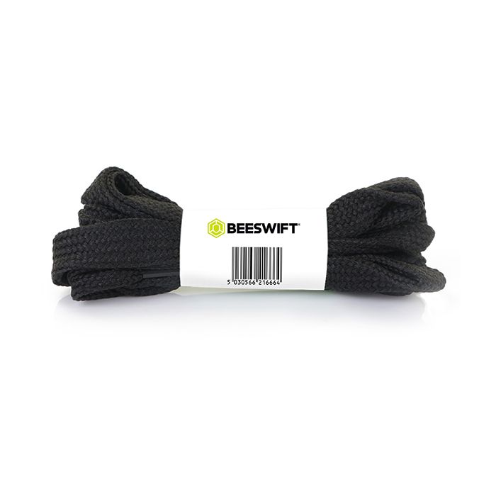 CLICK FLAT SHOE LACE 70CMS BL - Black