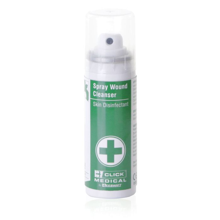 CLICK MEDICAL 70ML WOUND CLEANSER SKIN DISINFECTANT - White CLICK MEDICAL 70ML WOUND CLEANSER SKIN DISINFECTANT - White
