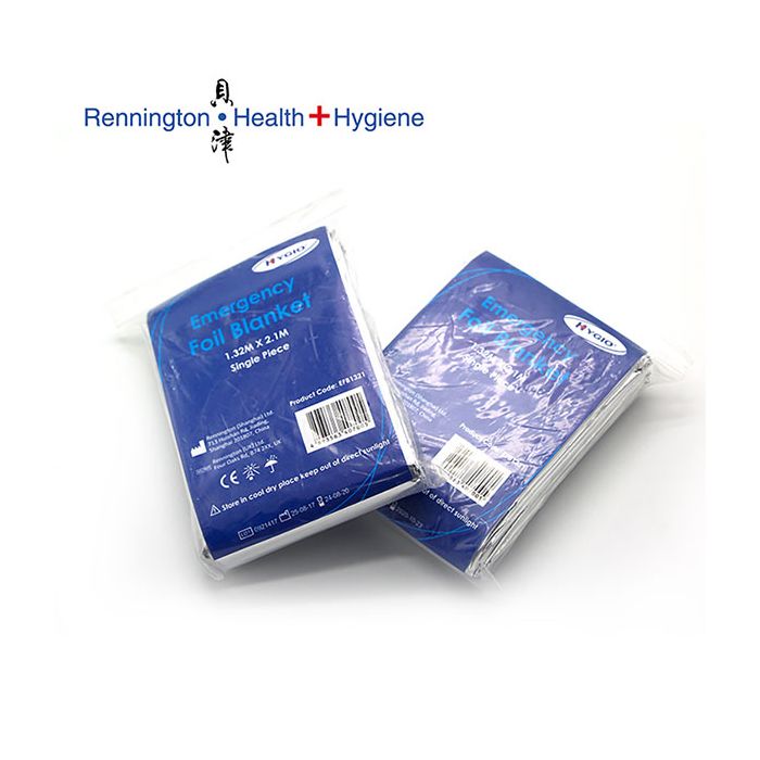 CLICK MEDICAL FOIL BLANKET - Chrome