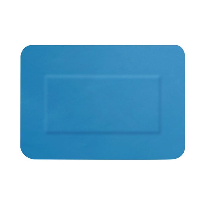 HYGIO PLAST BLUE DETECTABLE PLASTERS LARGE PATCH - Blue