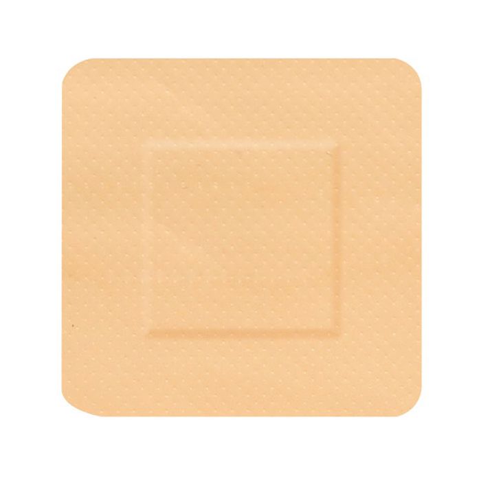 HYGIO PLAST WATERPROOF PLASTERS SQUARE 38x38mm - Flesh