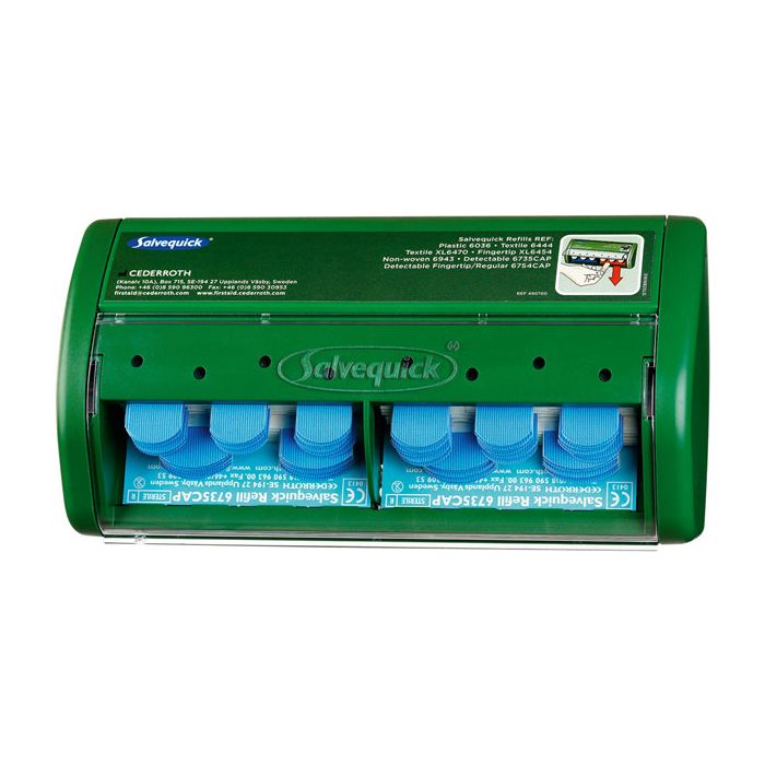 SALVEQUICK PLASTER DISPENSER 70 BLUE - Green SALVEQUICK PLASTER DISPENSER 70 BLUE - Green
