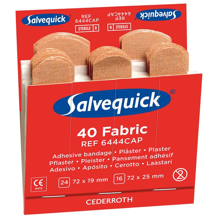 SALVEQUICK FABRIC PLASTERS REFILL - Flesh SALVEQUICK FABRIC PLASTERS REFILL - Flesh