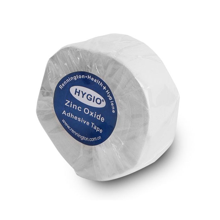 HYGIO TAPE ZINC OXIDE TAPE 2.5cm X 10m - White HYGIO TAPE ZINC OXIDE TAPE 2.5cm X 10m - White