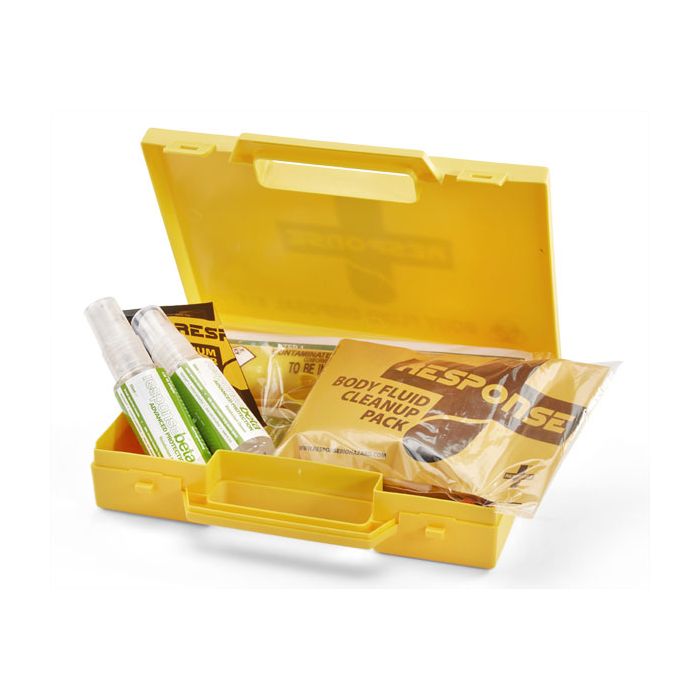 RESPONSE SMALL SHARPS AND BODY FLUID SPILL KIT - Yellow RESPONSE SMALL SHARPS AND BODY FLUID SPILL KIT - Yellow