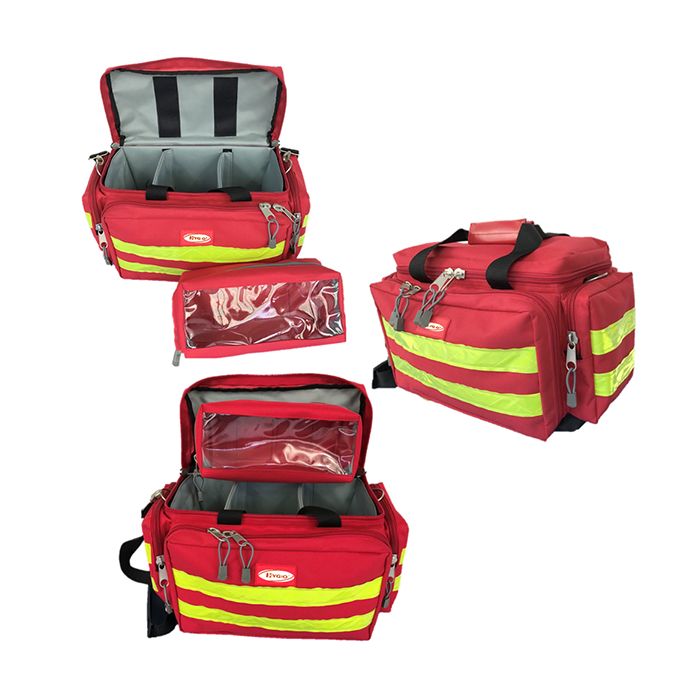 EMERGENCY TRAUMA BAG 44 X 25 X 28 - Red