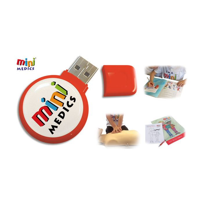 MINI MEDICS TRAINING PACK C/W SYRINGE PENS - Red