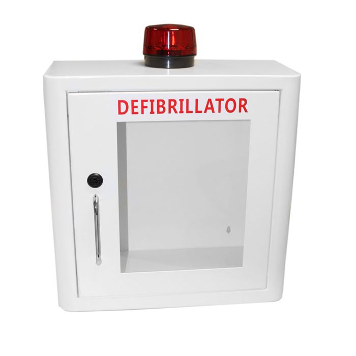 DEFIBRILLATOR MILD STEEL CABINET INTERNAL WHITE - White DEFIBRILLATOR MILD STEEL CABINET INTERNAL WHITE - White