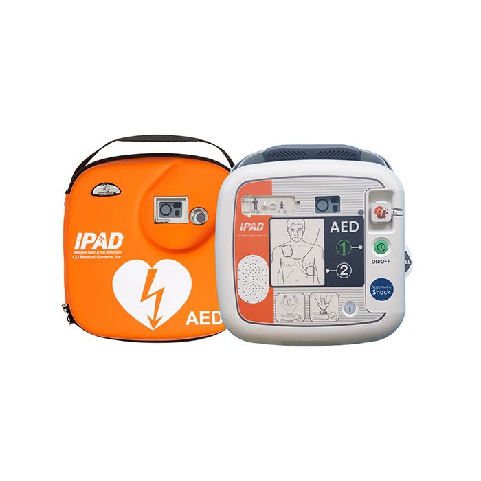 iPAD SP1 FULLY AUTOMATIC DEFIBRILLATOR C/W CARRY CASE - Orange