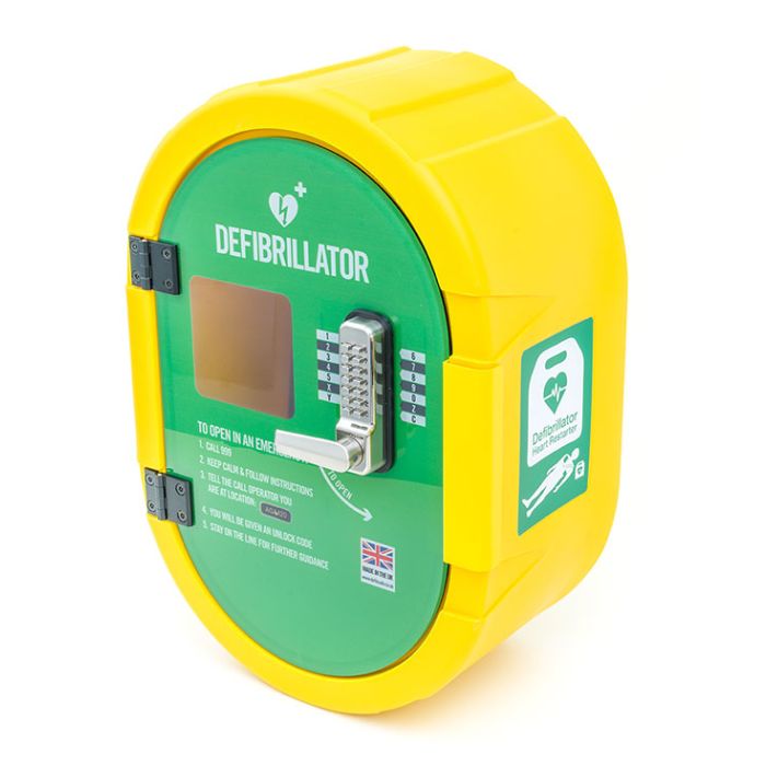 DEFIBSAFE 2 EXTERNAL CABINET WITH LOCK - Yellow