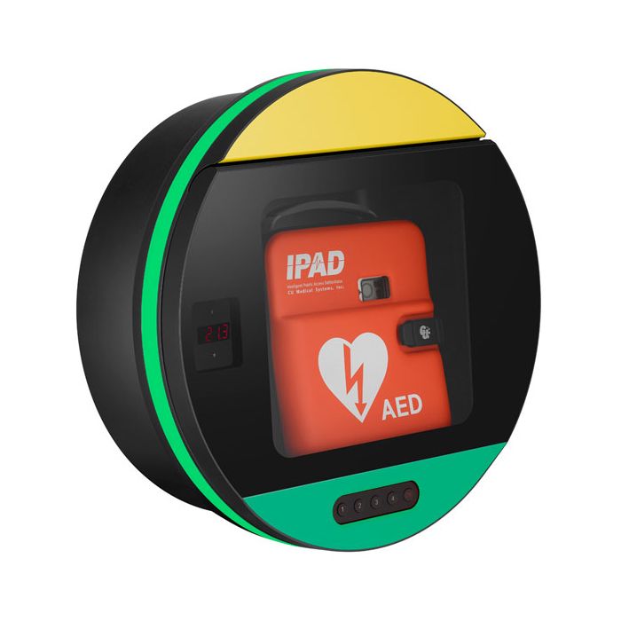 DEFIBSAFE 3 DS3 CABINET GREEN/ YELLOW - Black DEFIBSAFE 3 DS3 CABINET GREEN/ YELLOW - Black