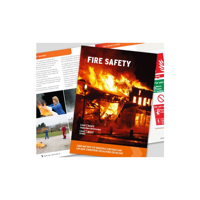 CLICK MEDICAL FIRE SAFETY BOOK - White