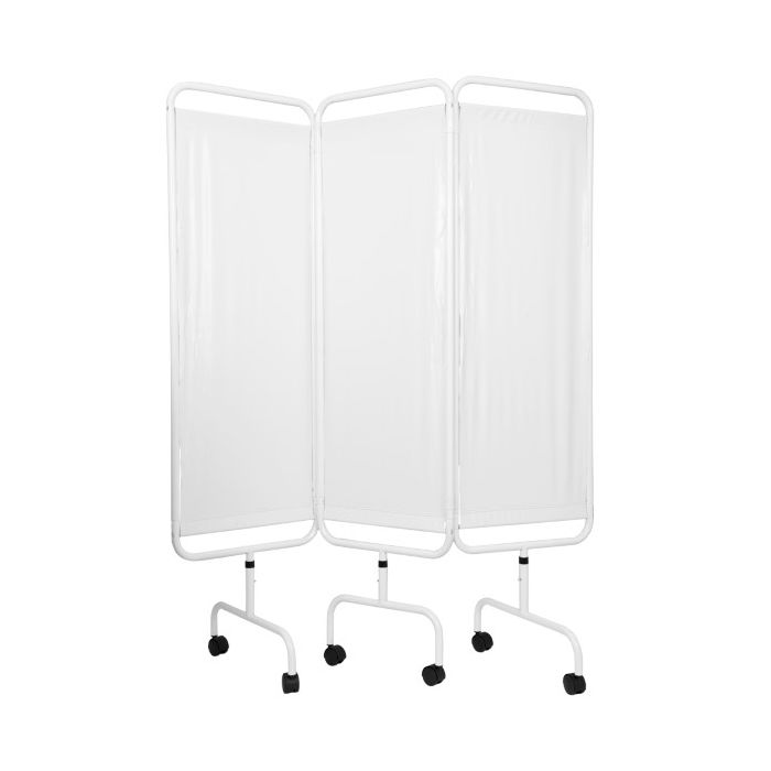 THREE CURTAIN PRIVACY SCREEN - White THREE CURTAIN PRIVACY SCREEN - White