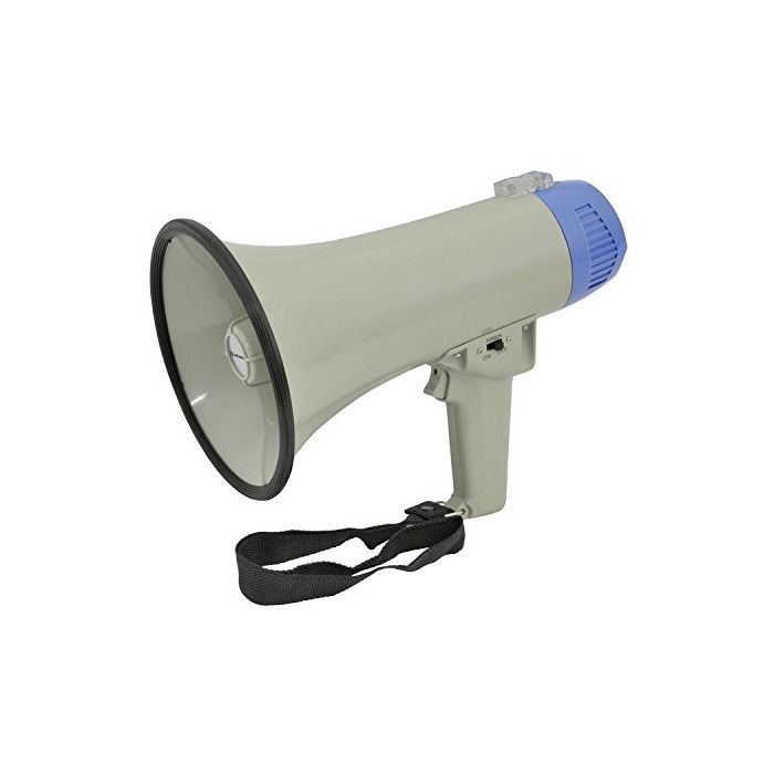 HANDHELD COMPACT MEGAPHONE 10W - Grey HANDHELD COMPACT MEGAPHONE 10W - Grey