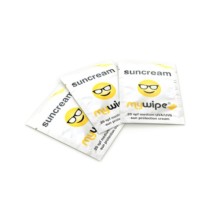 SUN CREAM SACHET FACTOR 25 SPF - White SUN CREAM SACHET FACTOR 25 SPF - White