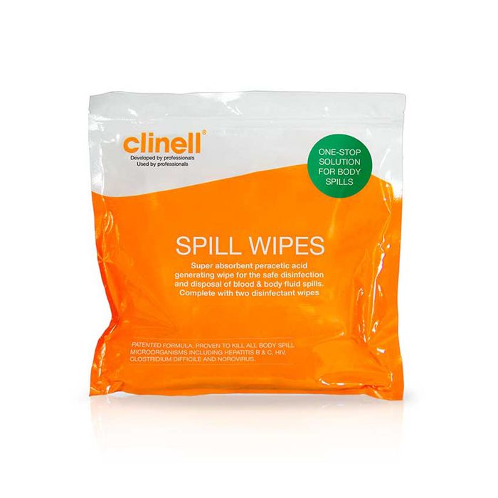 CLINELL SPILL WIPES CSW1 - White