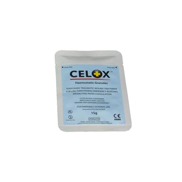CELOX HAEMOSTATIC GRANULES 15G - White CELOX HAEMOSTATIC GRANULES 15G - White
