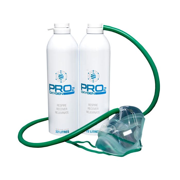 PRO2 OXYGEN AND MASK X 2 - White