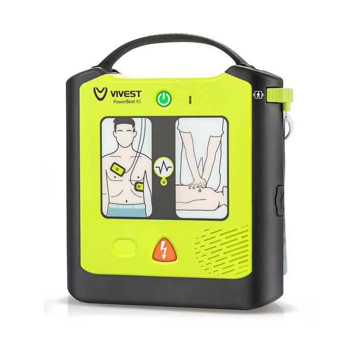 VIVEST POWER BEAT X1 SEMI-AUTOMATIC AED - Black