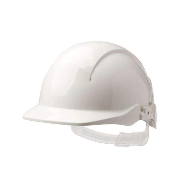 CONCEPT FULL PEAK WHITE SLIP RATCHET HELMET - White