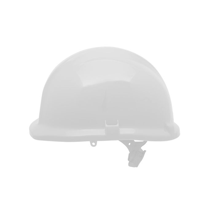 1125 REDUCED PEAK WHITE SLIP RATCHET HELMET - White
