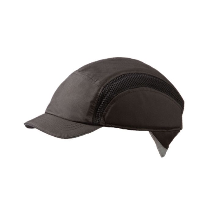 AIRPRO BASEBALL BUMP CAP REDUCED PEAK BLACK - Black