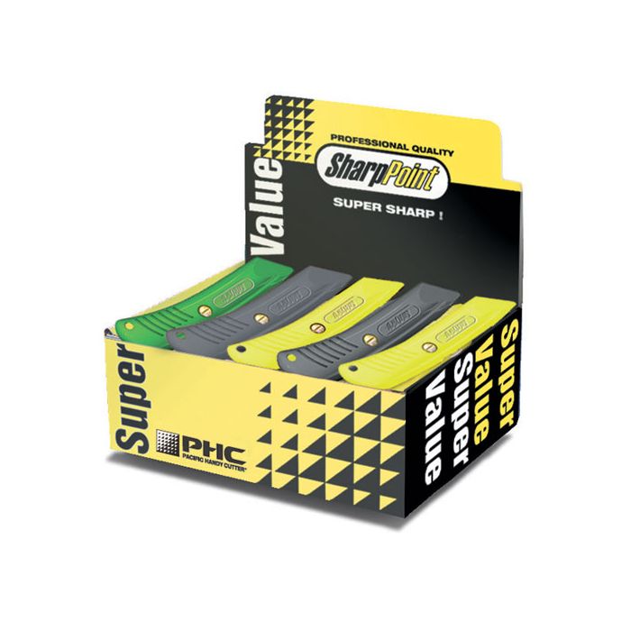 COUNTER TOP DISPLAY UNIT C/W KNIVES - Yellow