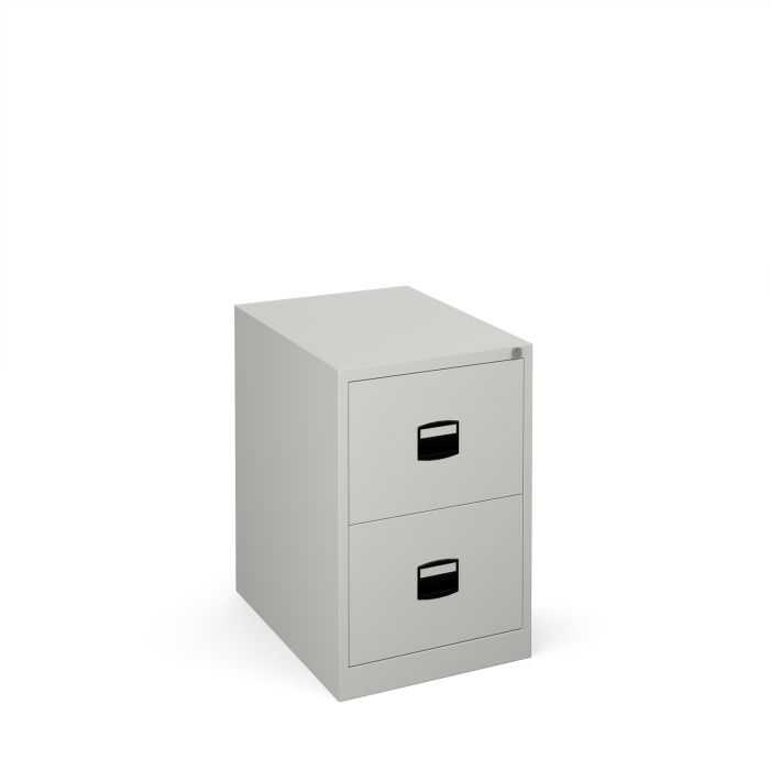 Steel contract filing cabinet-Grey Steel contract filing cabinet-Grey