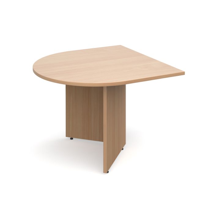 Arrow head leg radial extension table-Beech Arrow head leg radial extension table-Beech