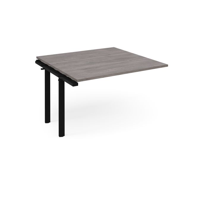 Adapt boardroom table add on unit-Grey Oak