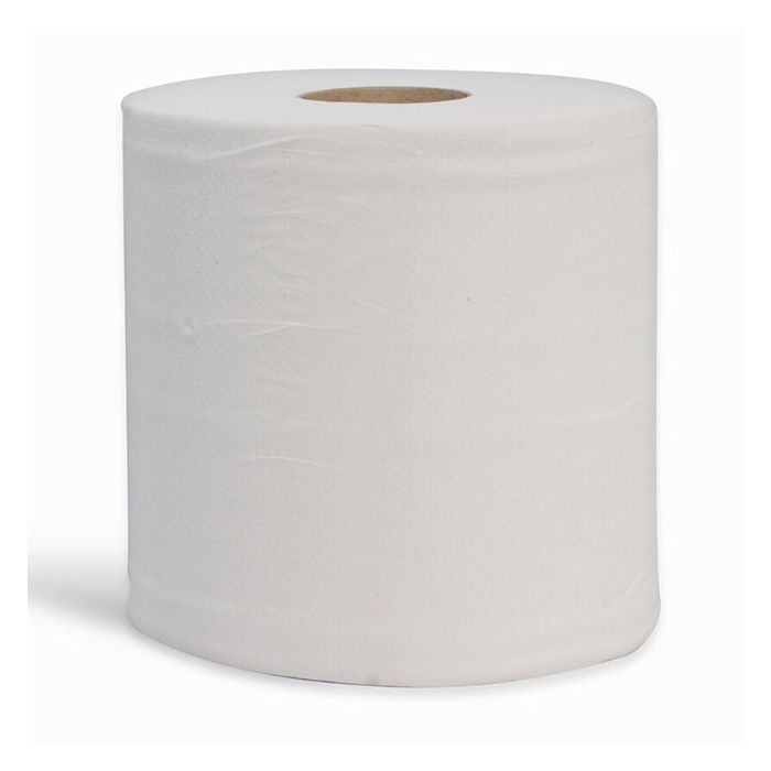 EMBOSSED CENTREFEED 2PLY WHITE 150M - White
