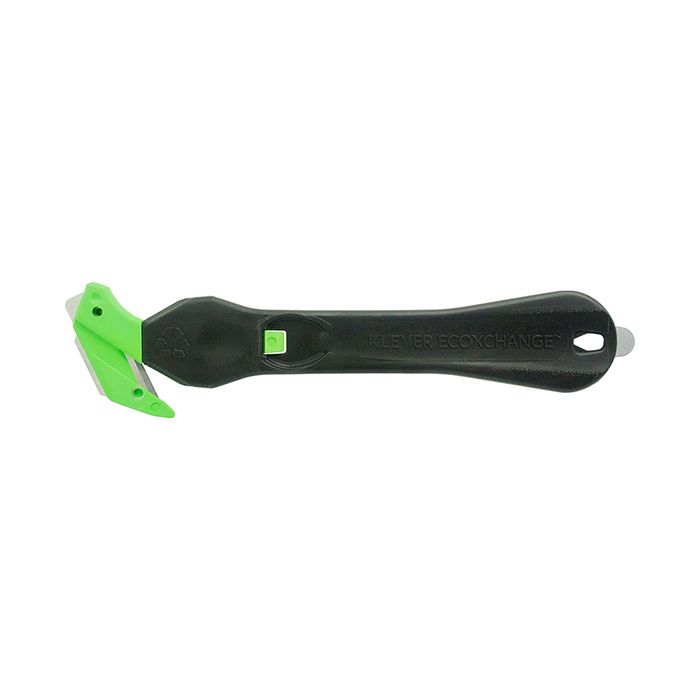 KLEVER ECO XCHANGE 35 SAFETY CUTTER - Black/Green KLEVER ECO XCHANGE 35 SAFETY CUTTER - Black/Green
