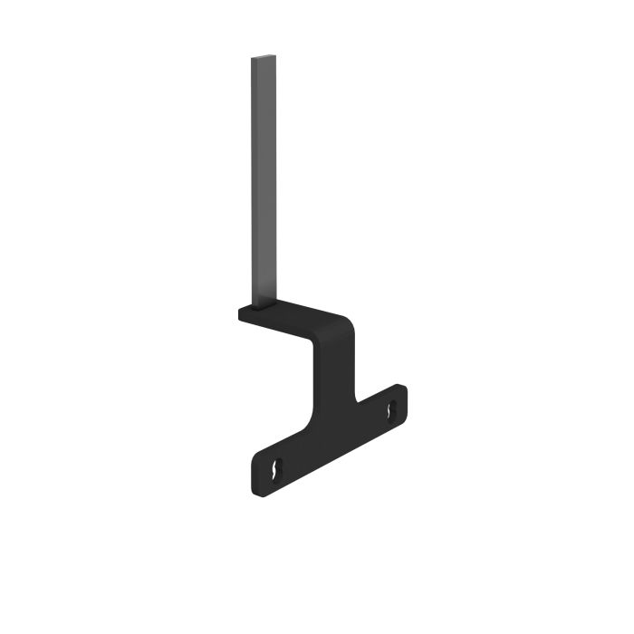 End screen bracket for Adapt and Fuze desks-Black