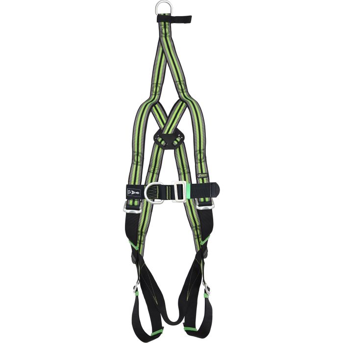2 POINT RESCUE HARNESS FA1010600 - Black/Green