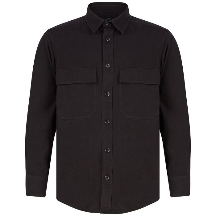 Drill overshirt - Black - XS Drill overshirt - Black - XS