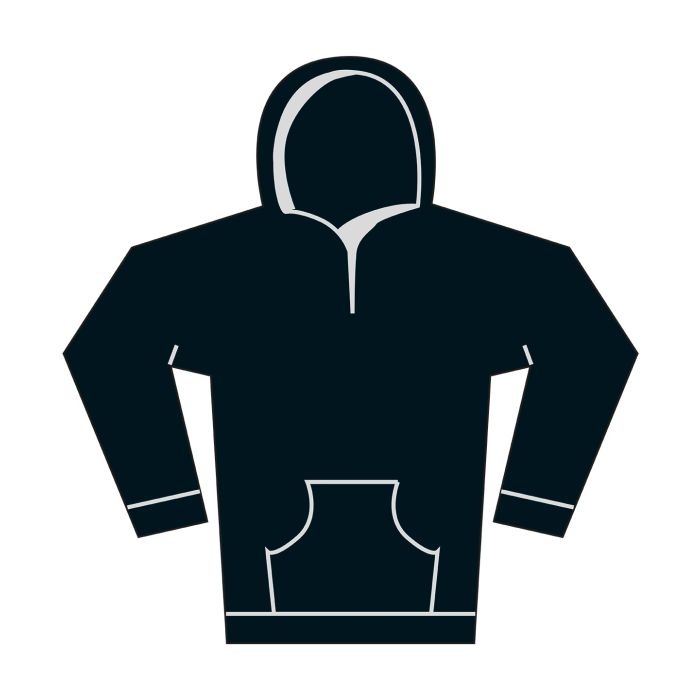 Softstyle™ midweight fleece youth hoodie - Black - XS