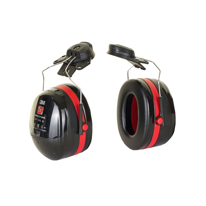 PELTOR OPTIME 3 HELMET ATTACH - Black
