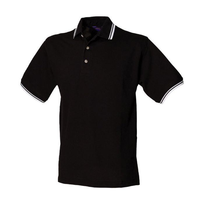 Double tipped collar and cuff polo shirt Double tipped collar and cuff polo shirt