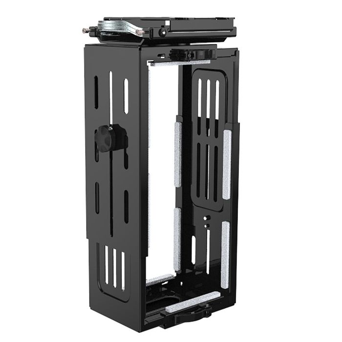 Halo large under desk CPU holder-Black