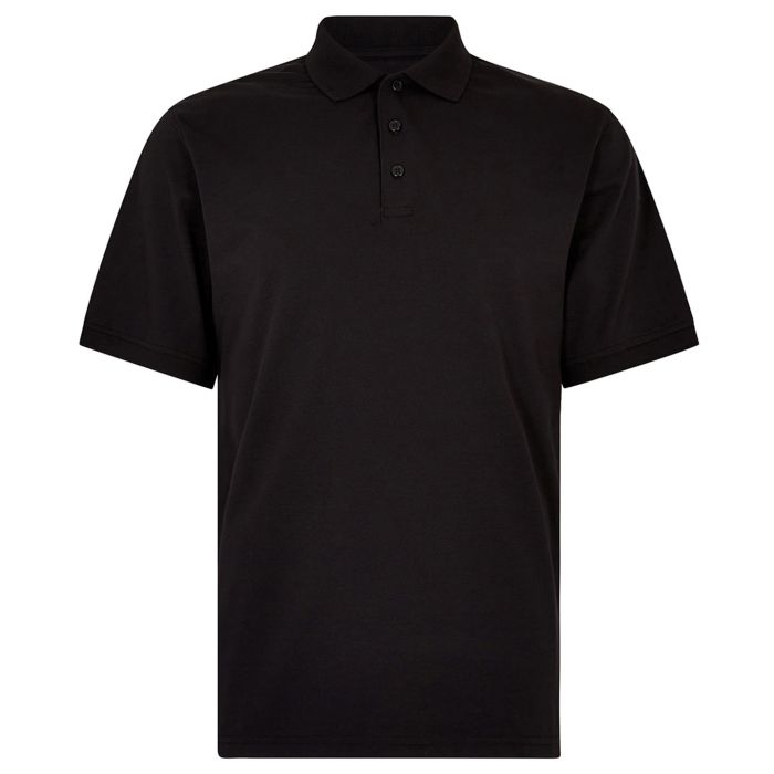 Regular fit Superwash® 60° Jersey polo - Black - S Regular fit Superwash® 60° Jersey polo - Black - S